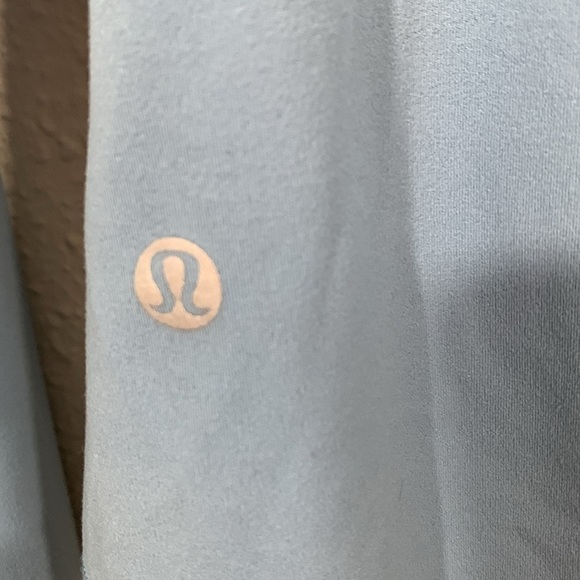 Lululemon Melodic Movement Long Sleeve Cascade Blue Cowl Neck size 12 - Picture 6 of 14